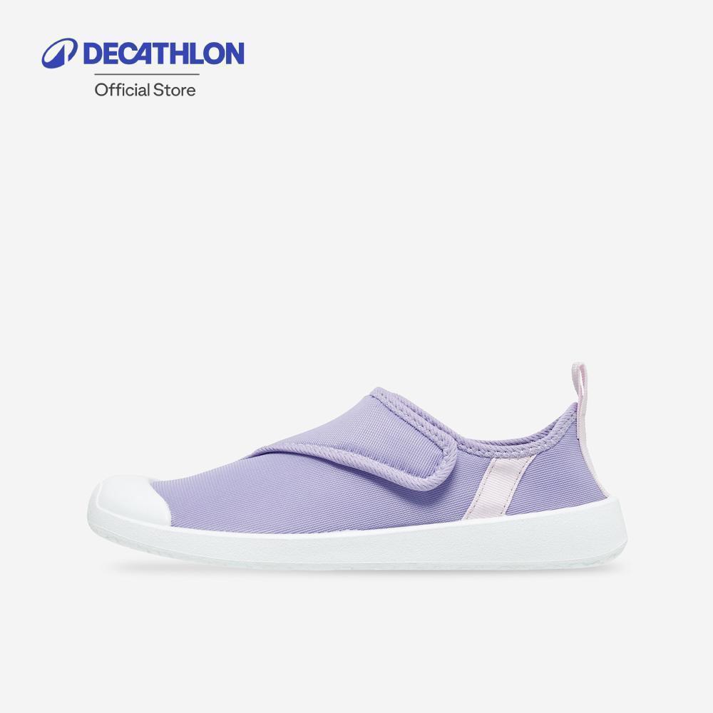 Decathlon Kids’ Water Shoes รองเท้าลุยน้ำแถบตีนตุ๊กแกสำหรับเด็ก รุ่น 120 - Purple
