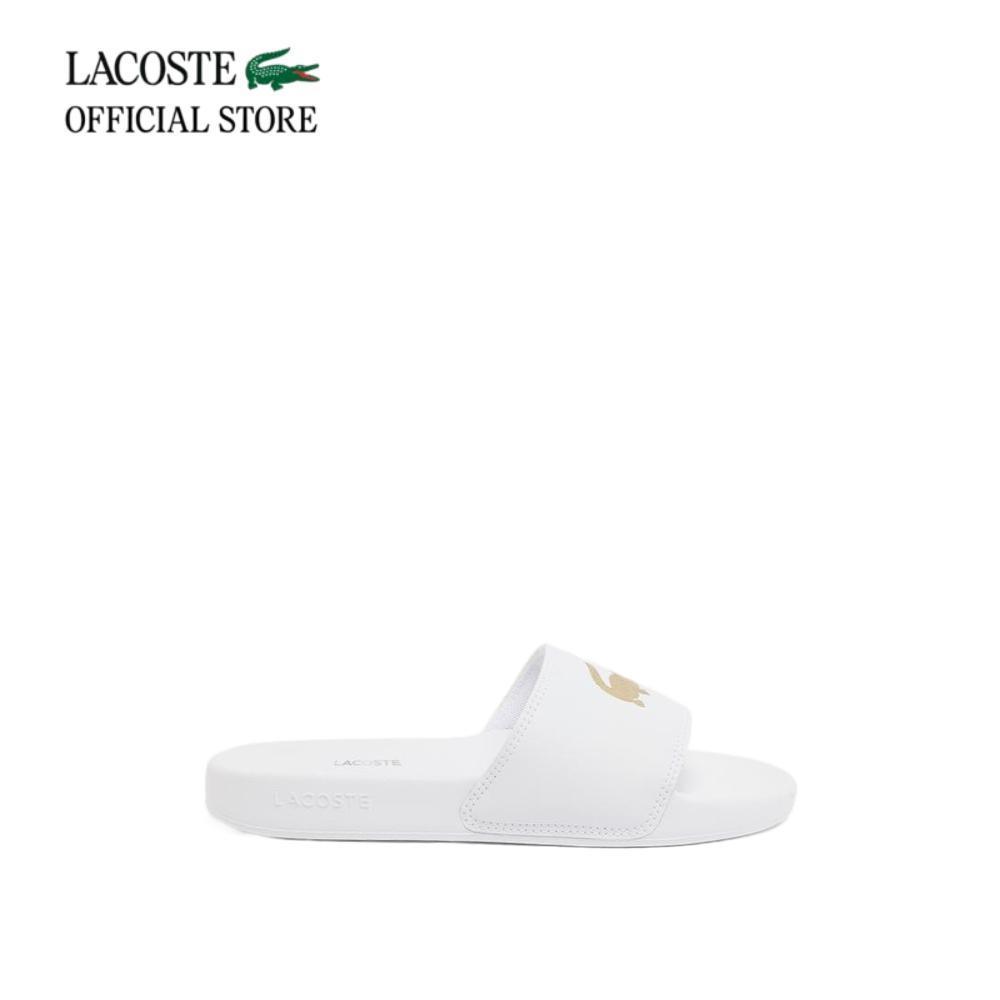 LACOSTE รองเท้าแตะผู้หญิง SERVE SLIDES 0.0 รุ่น 51CFA0003 - WHITE