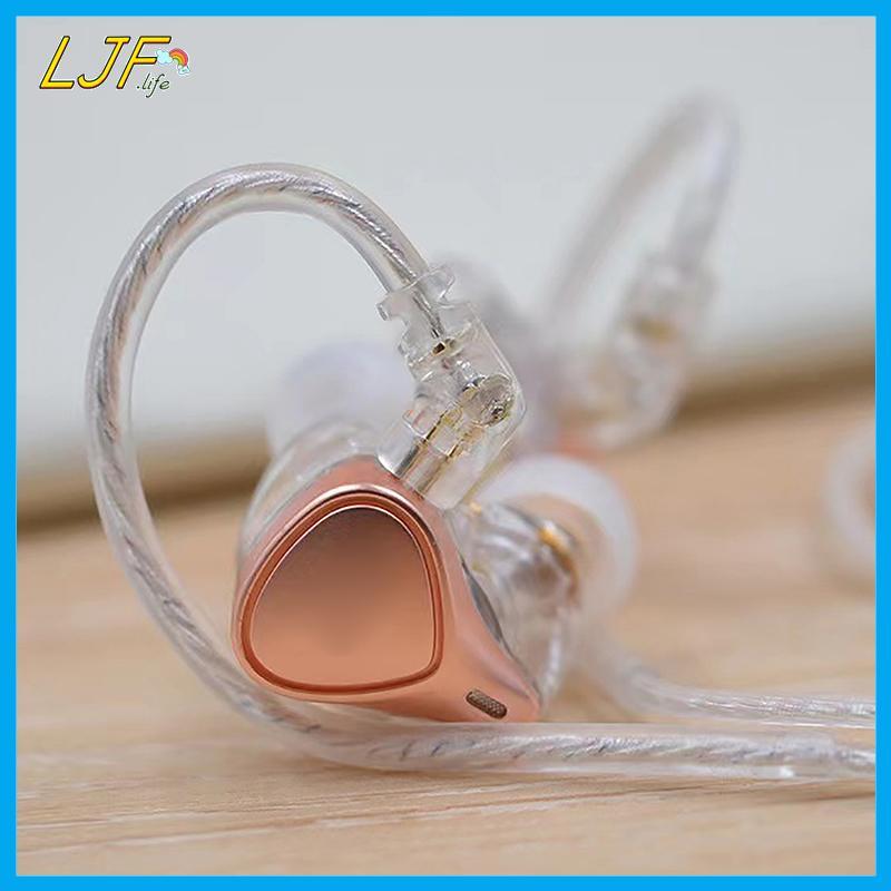 LJF 3.5 มม.2PIN In Ear หูฟังแบบมีสาย KZ Silver Plated KZ หูฟังสายอัพเกรดพร้อมไมโครโฟน KZ หูฟังลวด