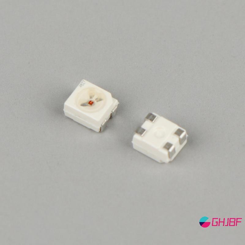 GHJBF] 10 ชิ้น LYE6SF 3528 LED Light Patch 4 Pin 3P1N ความสว่างสูงสีเหลืองสําหรับ Auto Sun Visor Van