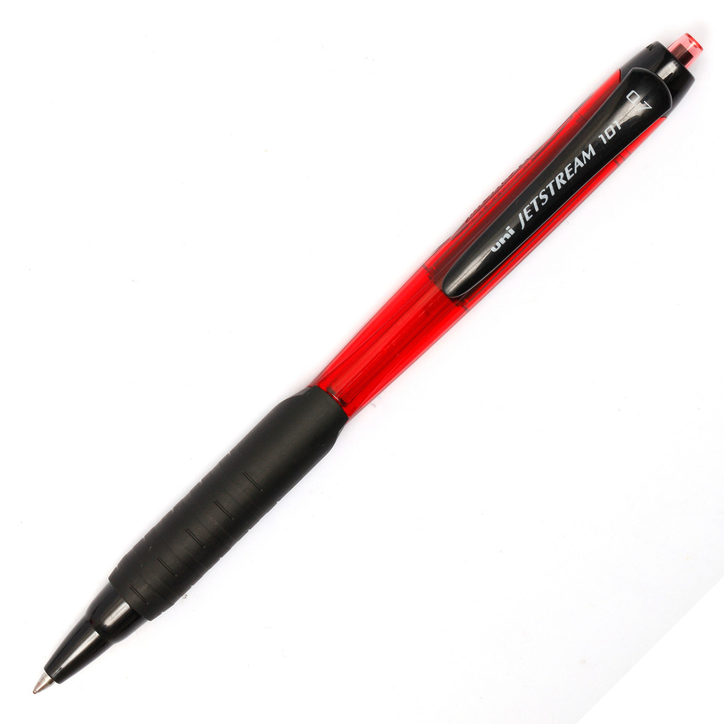 UNI ปากกาลูกลื่นแบบกด รุ่น SXN-101-07 สีแดง ขนาดหัว 0.7 มม.