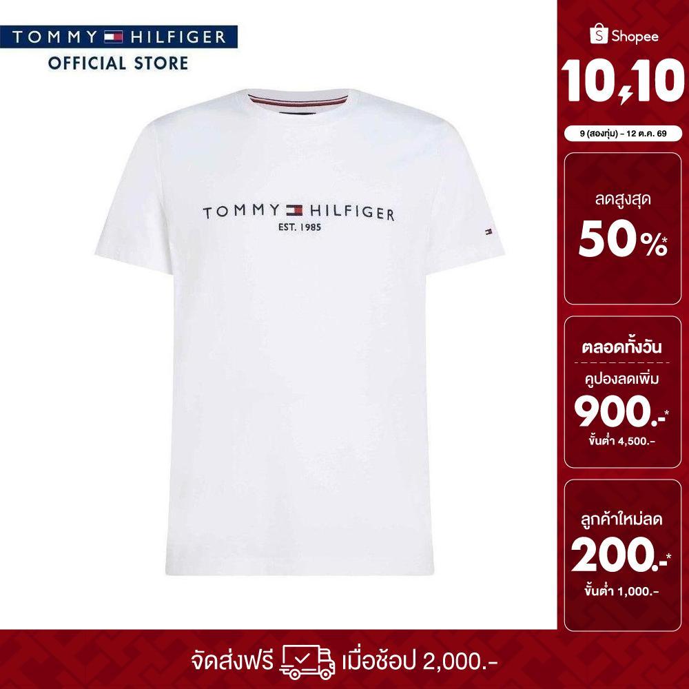 تومي هيلفيغر تيشيرت Slim Fit ـ رجالي أبيض — صورة 2