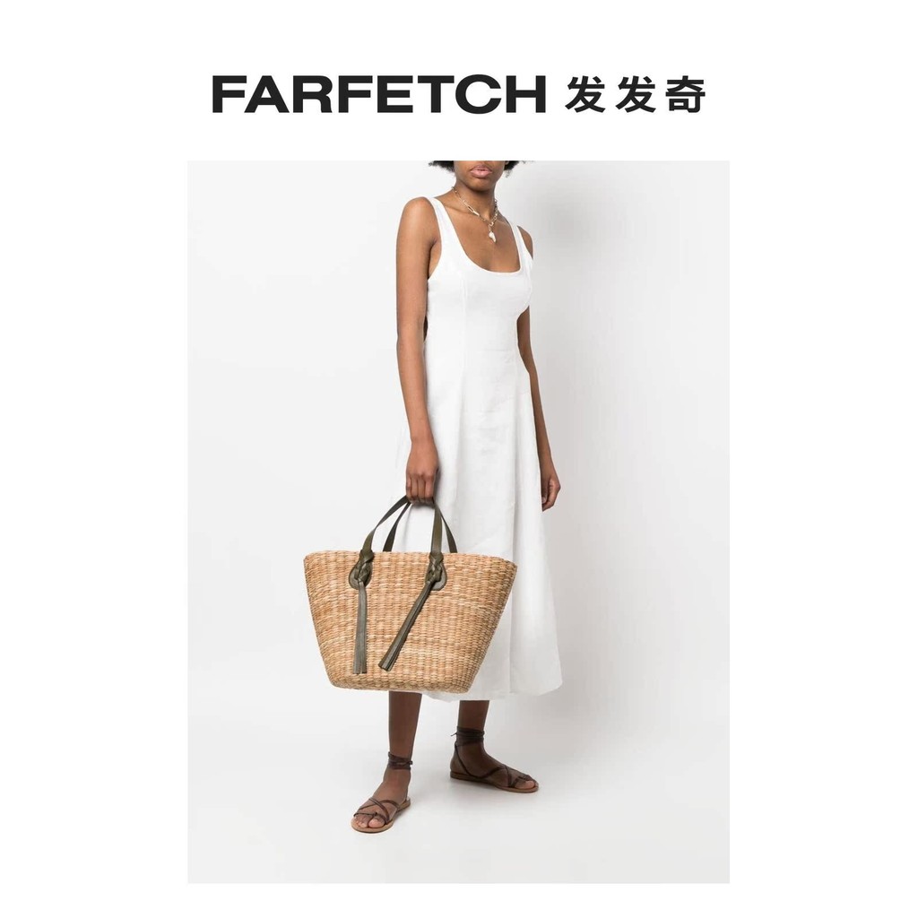 Ulla Johnson Ladies Surfside ทอกระเป๋าเดินทางแบบพกพา Fafaqi 22 Spring Summer สินค้าใหม่