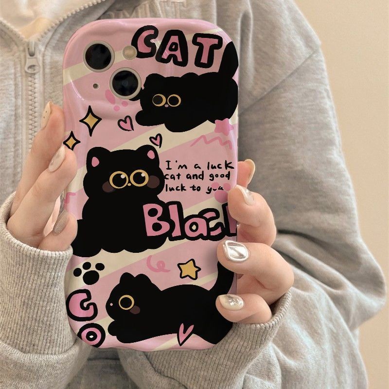 เคสแมวสีดําน่ารัก Honor X7D X8D X6D X5C X9D 500Smart 600Lite X6C X8C X6b X8b X7b X9b X5b 400 X7a X7C