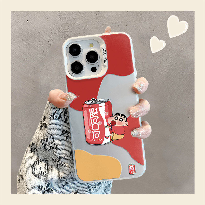 Cola Shinchan สําหรับ Vivo Y17 Y12 Y12S Y30 Y7S Y50 Y100 S10 S10E V23E V23 V25 V27 V29 X60 X70 X80 X