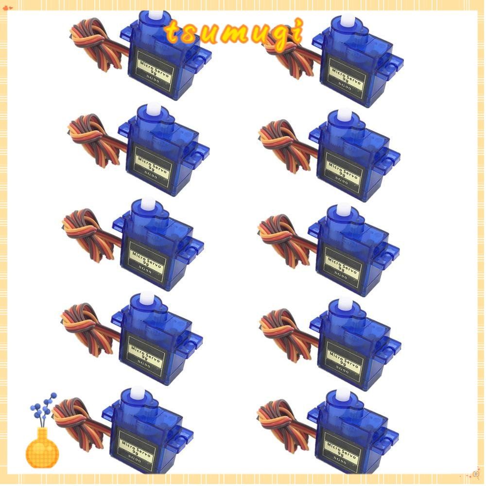 TSUMUGI SG90 Servo มินิเฮลิคอปเตอร์เครื่องบินมอเตอร์ Micro Servo