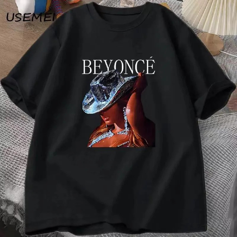 เสื้อยืดลําลอง Tur Renaissance Beyonce ผู้ชายผู้หญิงเสื้อ O-คอเสื้อยืดขนาดใหญ่ Streetwear Casual Har