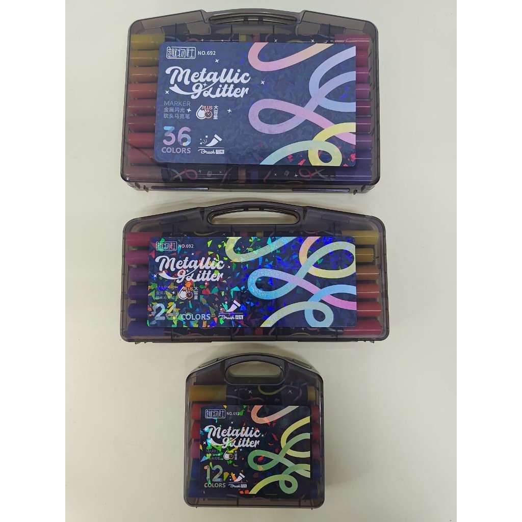 Stok Sedia Pen Marker Berkilat & Metalik / Shiny & Metallic Marker Pen