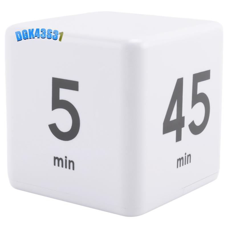 dgk43s31Cube Timer Kitchen Timer Time Management Timer for Sensor Flip Management and Counting 25-5-