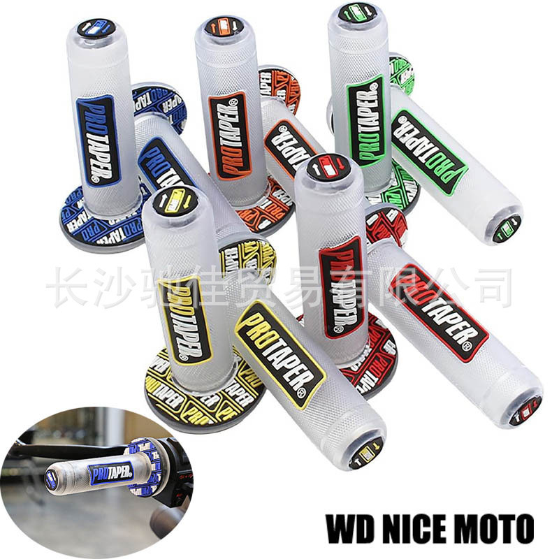 【Ready Stock】 Supply Scrambling Motorcycle Modified Protaper Color Silicone Rubber Soft Handle Cover Handle Gel JDde