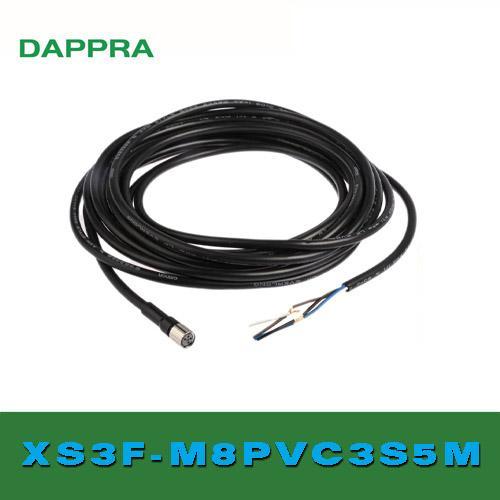 E3Z E2B E3FA XS3F-M8PVC3S5M M8 3PIN 5M Straight I/O Sensor Cable SU05 !
