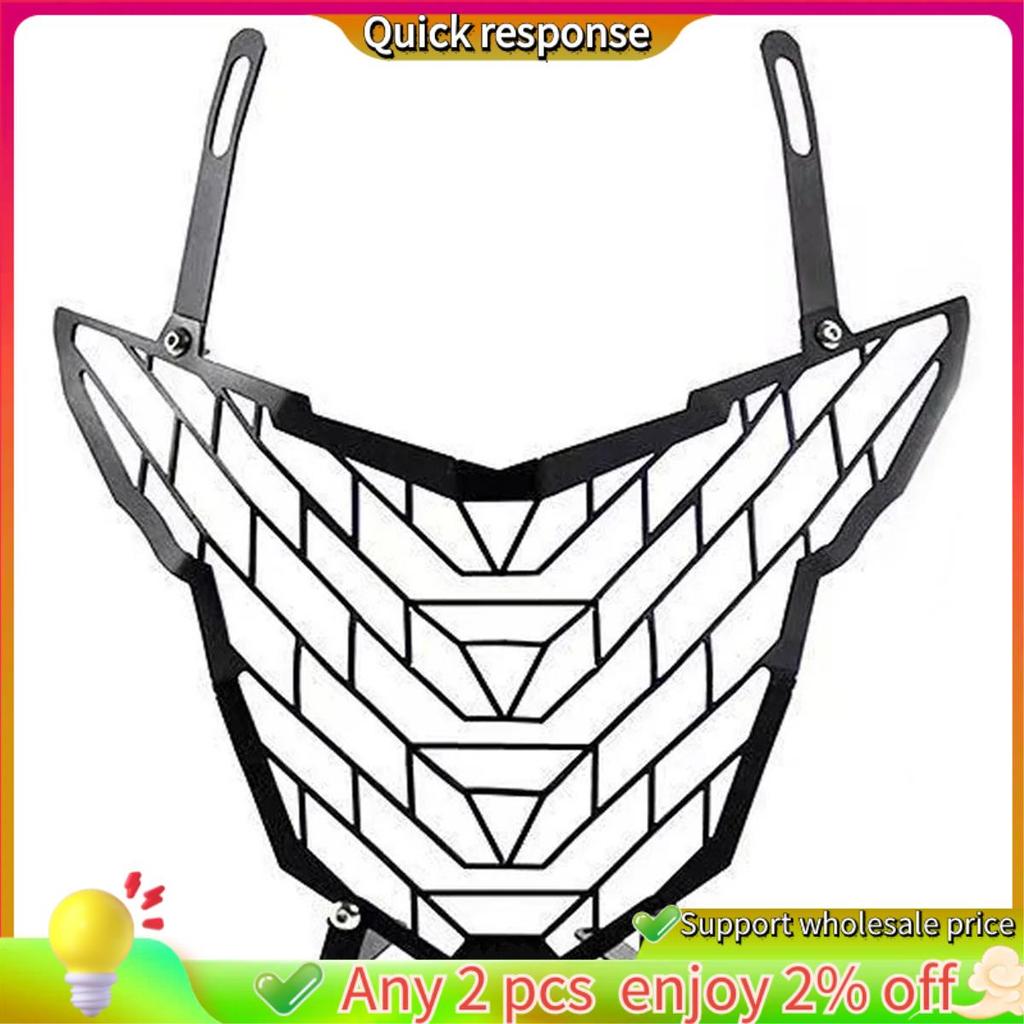 ในสต็อก-ไฟหน้ารถจักรยานยนต์ Guard Grill Protector สําหรับ Colove KY500X 500X Excelle 400X 500X อุปกร