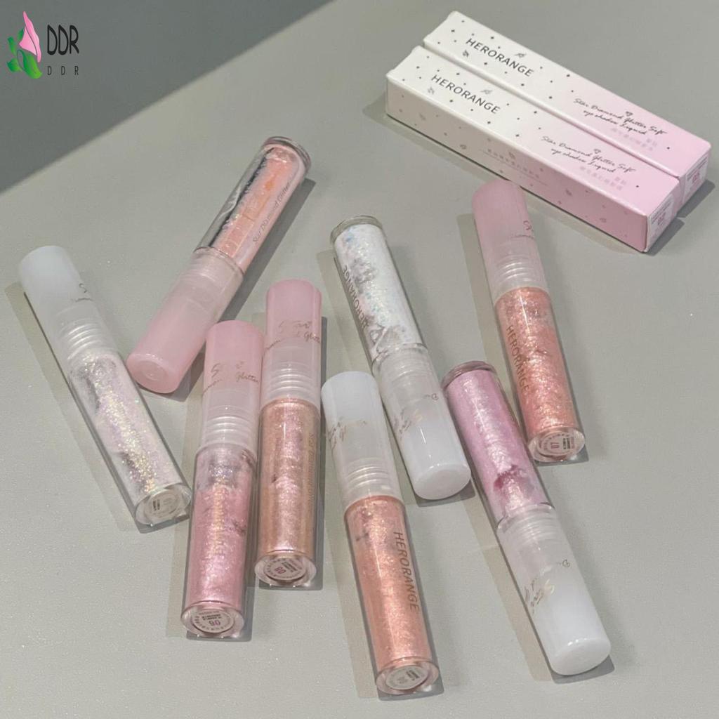 2.5g Eye Beauty Liquid Glitter Eyeshadow Quick-Drying Sparkling Eye Shadow สําหรับ Daily & Official 