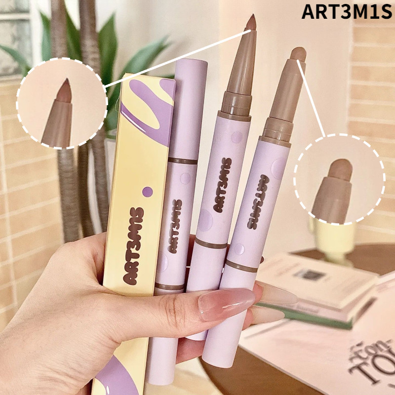 ART3M1S ปากกาคอนทัวร์ ปลุกผิวสว่าง ไฮไลต์เฉดผิว สร้างเงาจมูก ดูเป็นธรรมชาติ ติดทนนาน เนื้อสัมผัสเนีย