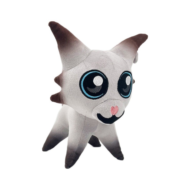 Garn47 The Car Grey Cat Plush Toy 23cm, FNF Game Character ตุ๊กตาสัตว์ - ตุ๊กตาลูกแมวน่ารักสําหรับผู