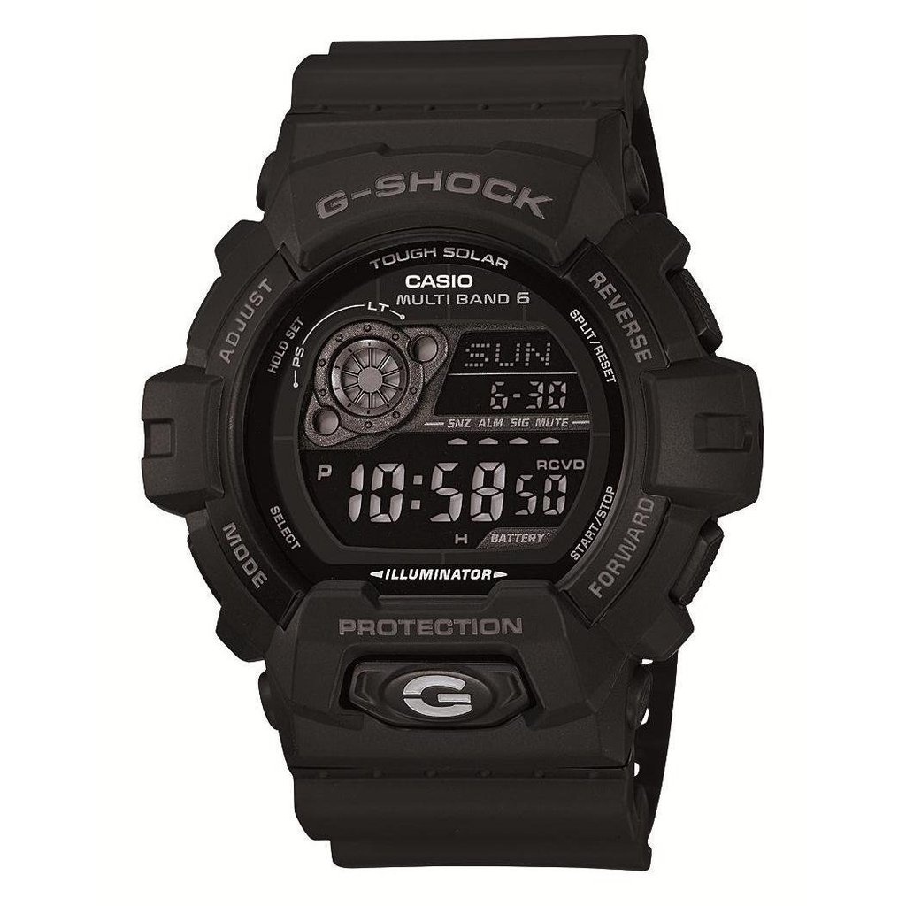 แบรนด์ CASIO นาฬิกาข้อมือ G-SHOCK GW-8900A-1JF ระบบพลังงานแสงอาทิตย์ กันน้ำ 20BAR เชื่อมสัญญาณวิทยุ 
