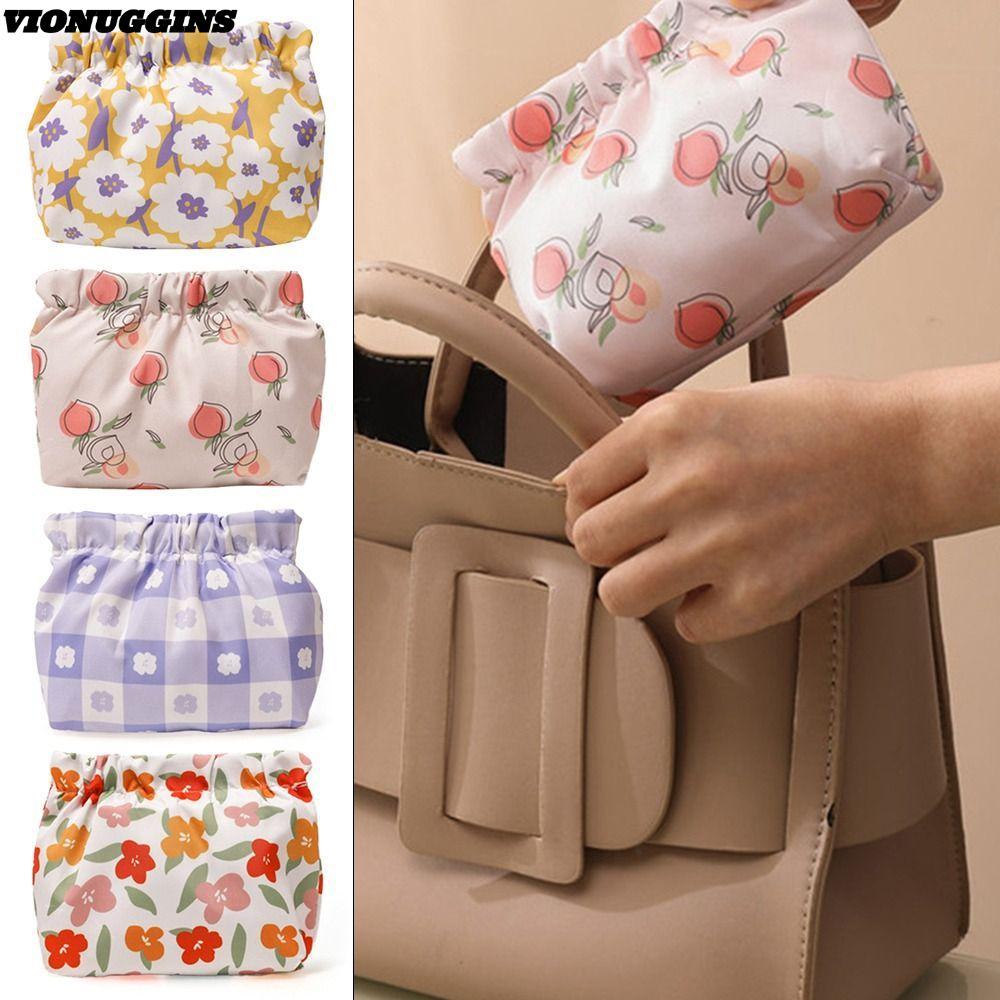 VIONUGGINS Zero Wallet Mini Packaging Portable Multifunctional Jewelry Cosmetic Bag