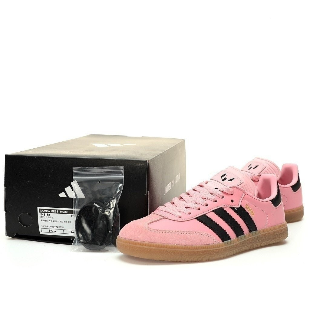 รองเท้าฝึกซ้อมฟุตบอลลําลองต่ําจาก Leonell Macy x Adidas Sampa International Miami Football Club Home