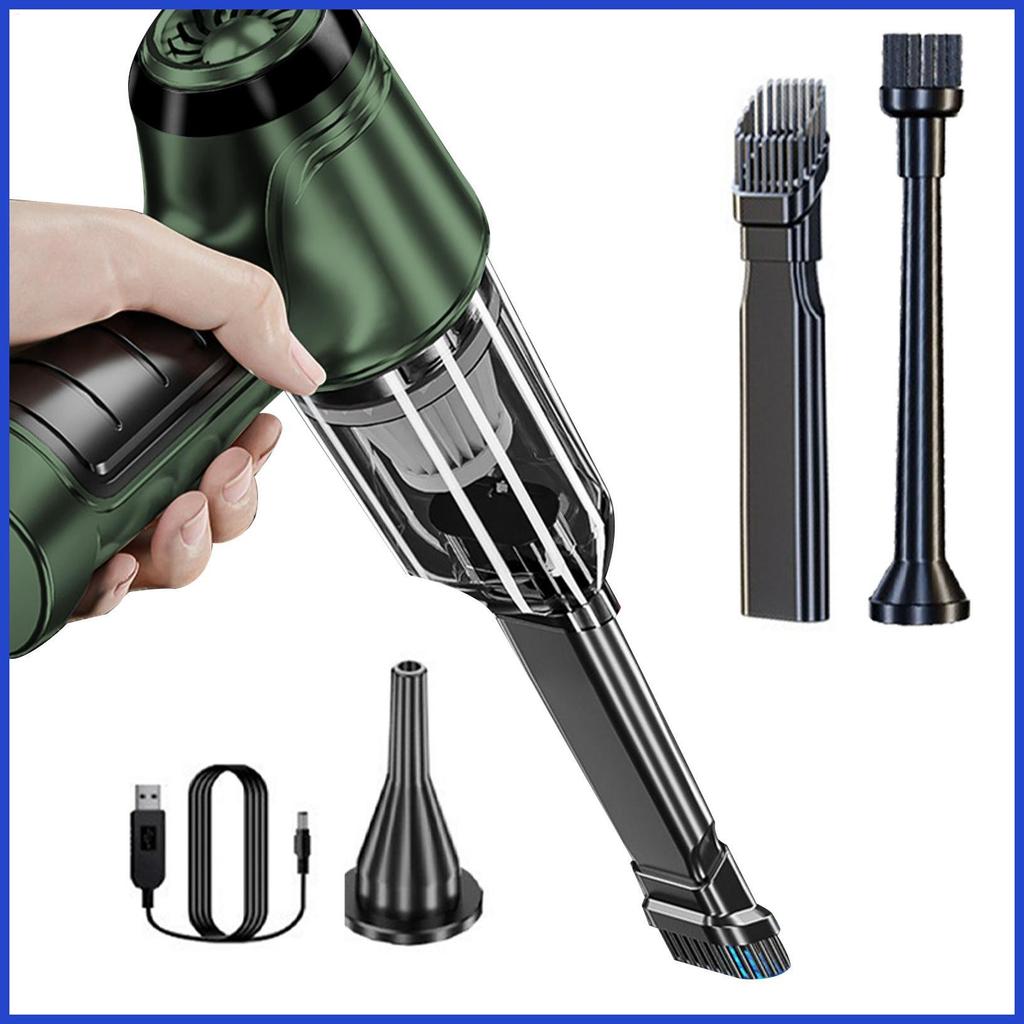 เครื่องดูดฝุ่นรถ 9000Pa ทําความสะอาดขนาดกะทัดรัดเครื่องดูดฝุ่นอัตโนมัติสําหรับรถบรรทุกรถพ่วงรถ SUV d