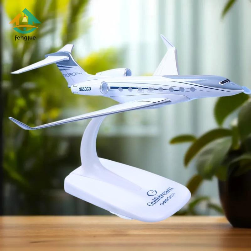 Fengjue 1PCS Gulfstream G650 เครื่องบิน Diecast 1/200 Scale เครื่องบินรุ่นเครื่องบิน G650ER เครื่องบ