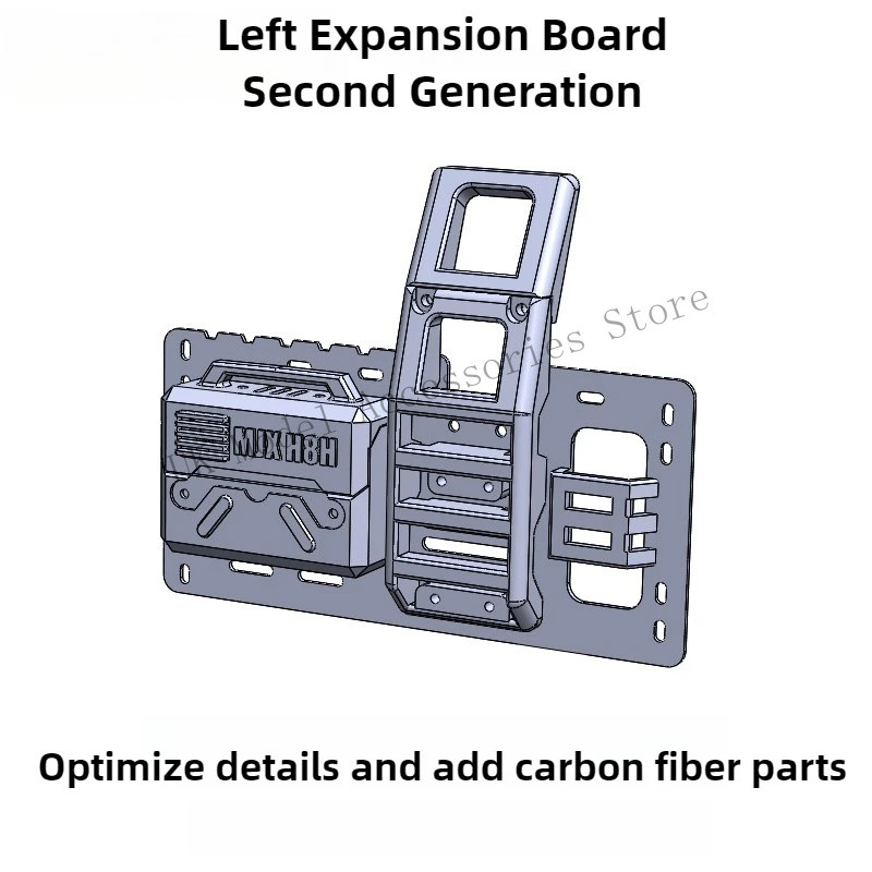 ซ้ายขยายบอร์ดการปรับเปลี่ยนชิ้นส่วนสําหรับ 1:8 MJX H8H H8H + RC ปีนเขารถตกแต่งการปรับเปลี่ยนอุปกรณ์เ