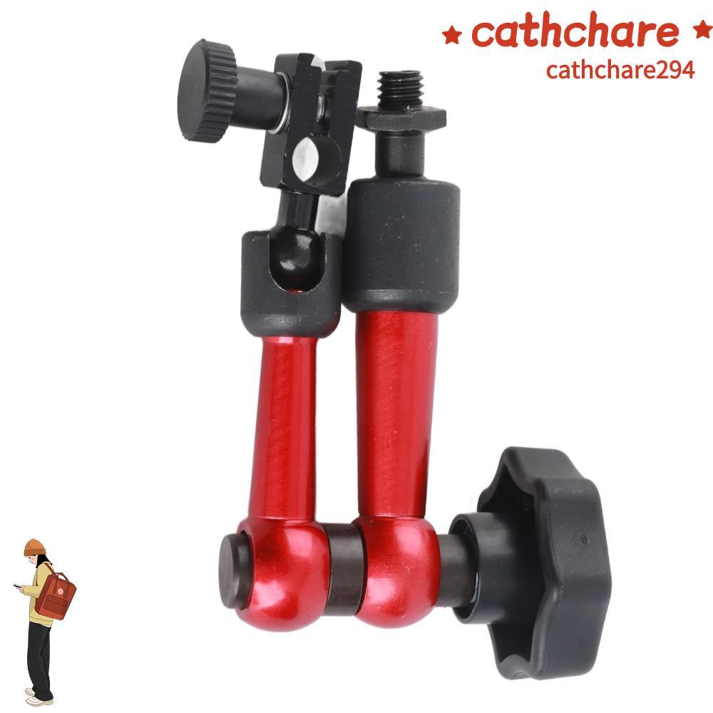 CATHCHARE294 Universal Base Holder, High Hardness M5 Thread Elastic Arm Stand, Stable Aluminium allo
