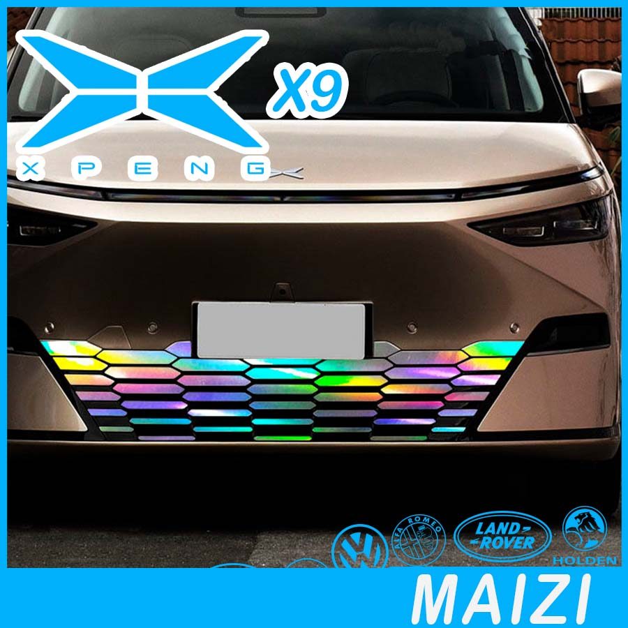 [READY]XPENG X9 Front Grille Decorative Sticker Body Kit XPENG X9 EV Car Decoration Accessories V83M