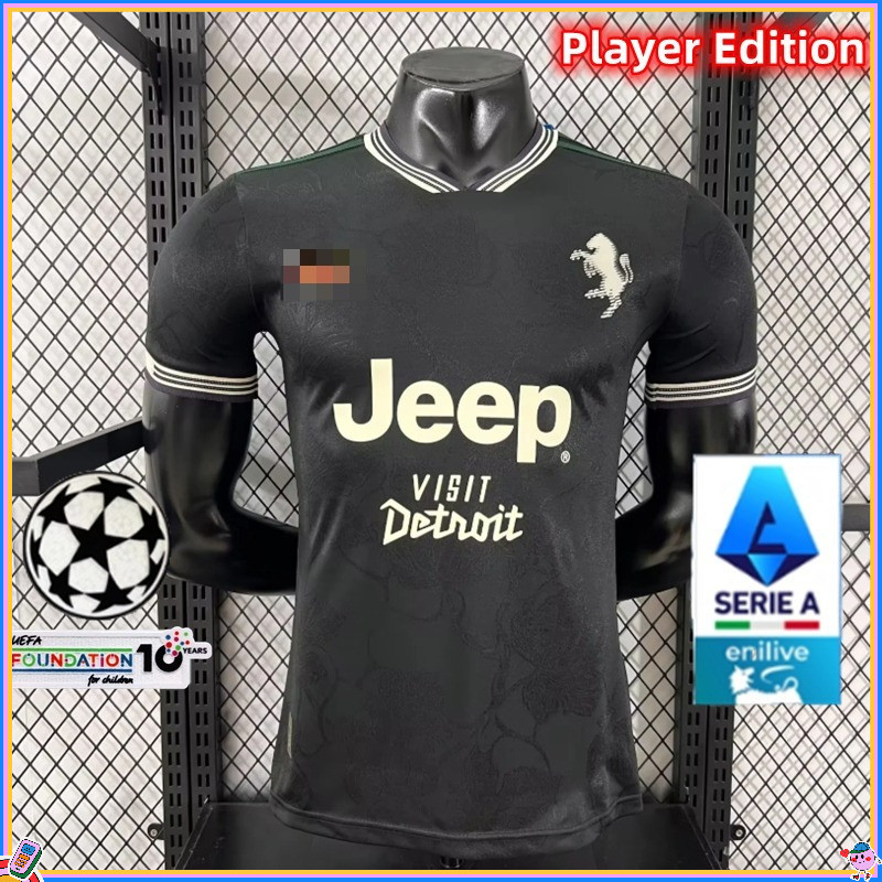 Player Edition 2025/26 Juventus Third Kit ส่วนของเสื้อฟุตболล์สำหรับผู้ชาย คุณภาพสูง