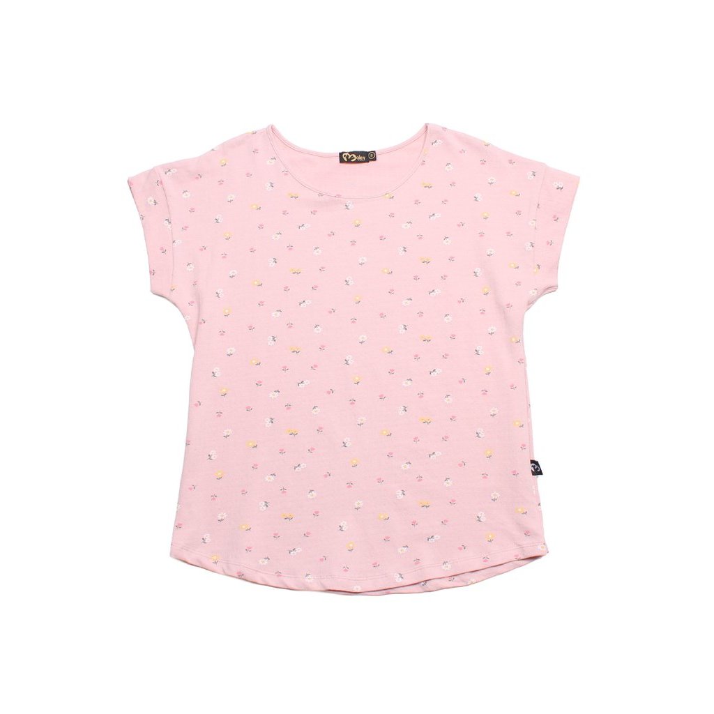 Moony Apparels Mini Florets เสื้อสตรีสีชมพู