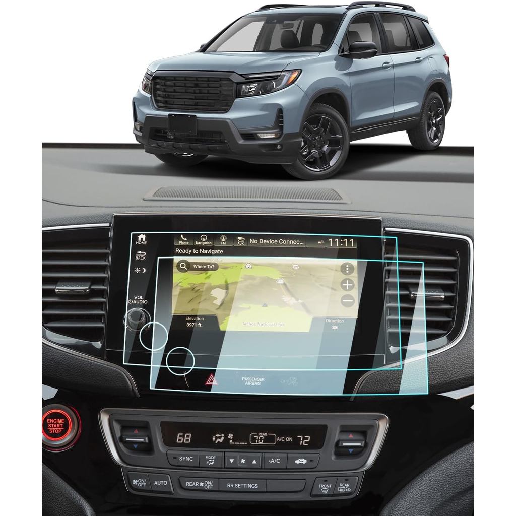 (2PCS) 2019-2025 Honda Passport Screen Protector -For Passport (EX-L/TrailSport/Black Edition/Elite/