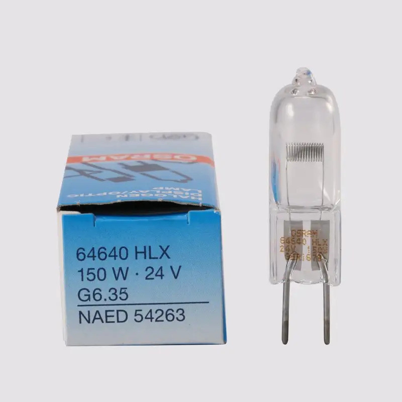 สําหรับ 1pcs OSRAM HLX 64640 24V 150W FCS G6.35 Xenophot หลอดฮาโลเจน, HLX64640 24V150W NAED 54263 โป