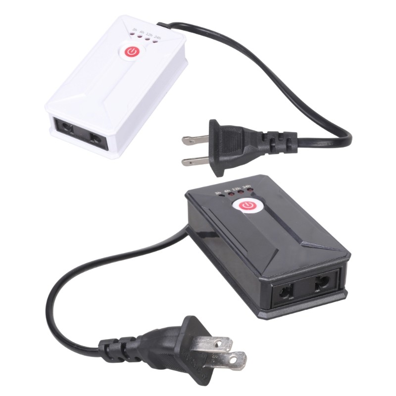 Niki อัตโนมัติ Cycle Timer Outlet 110V 220V สําหรับไฟคริสต์มาสพัดลม Aquariums 4 เวลาการตั้งค่า 3 H 6