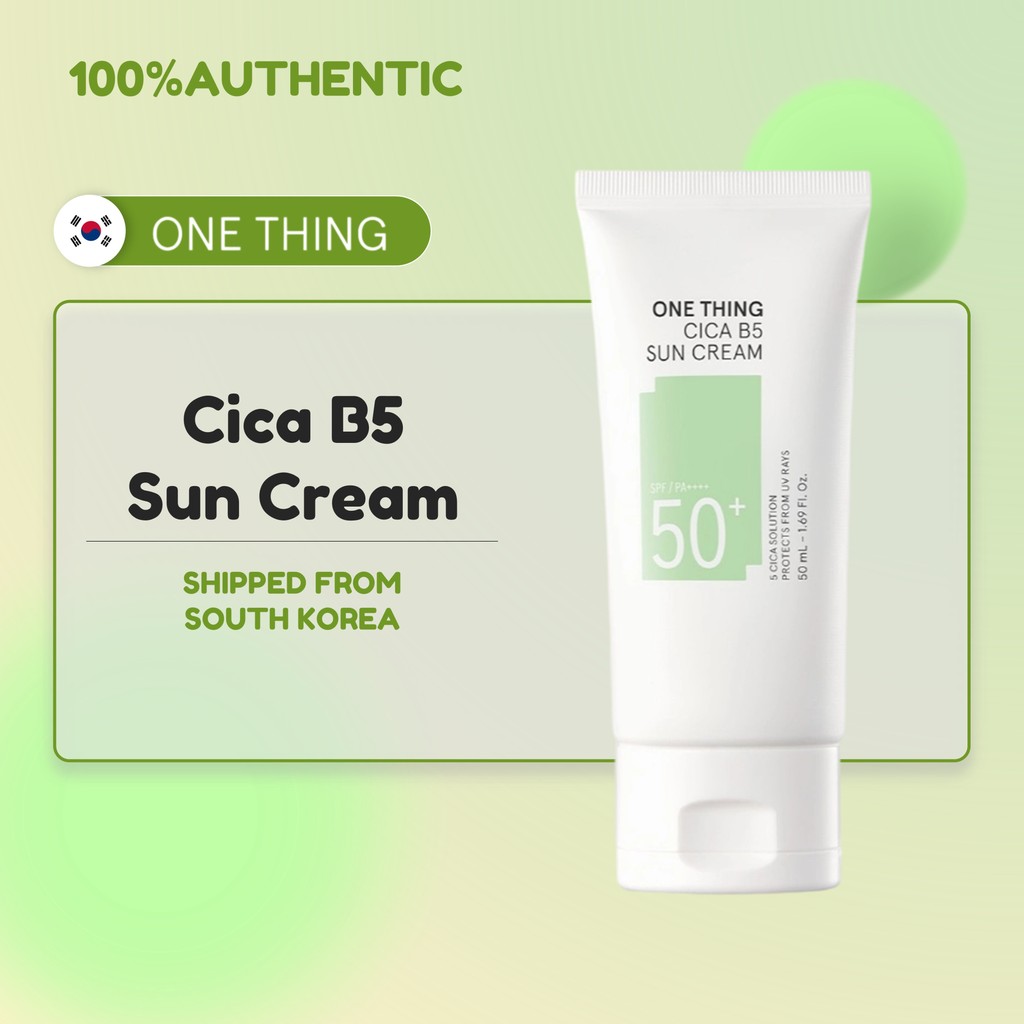 [ONE THING] Cica B5 Sun Cream, 50ml