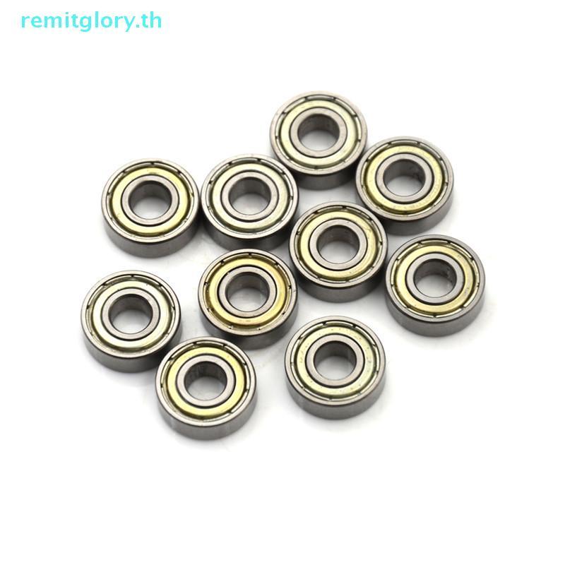 Remitglory 10PCS 696ZZ Deep Groove Miniature Ball Bearing 6X15X5mm โลหะ Mini Bearing TH