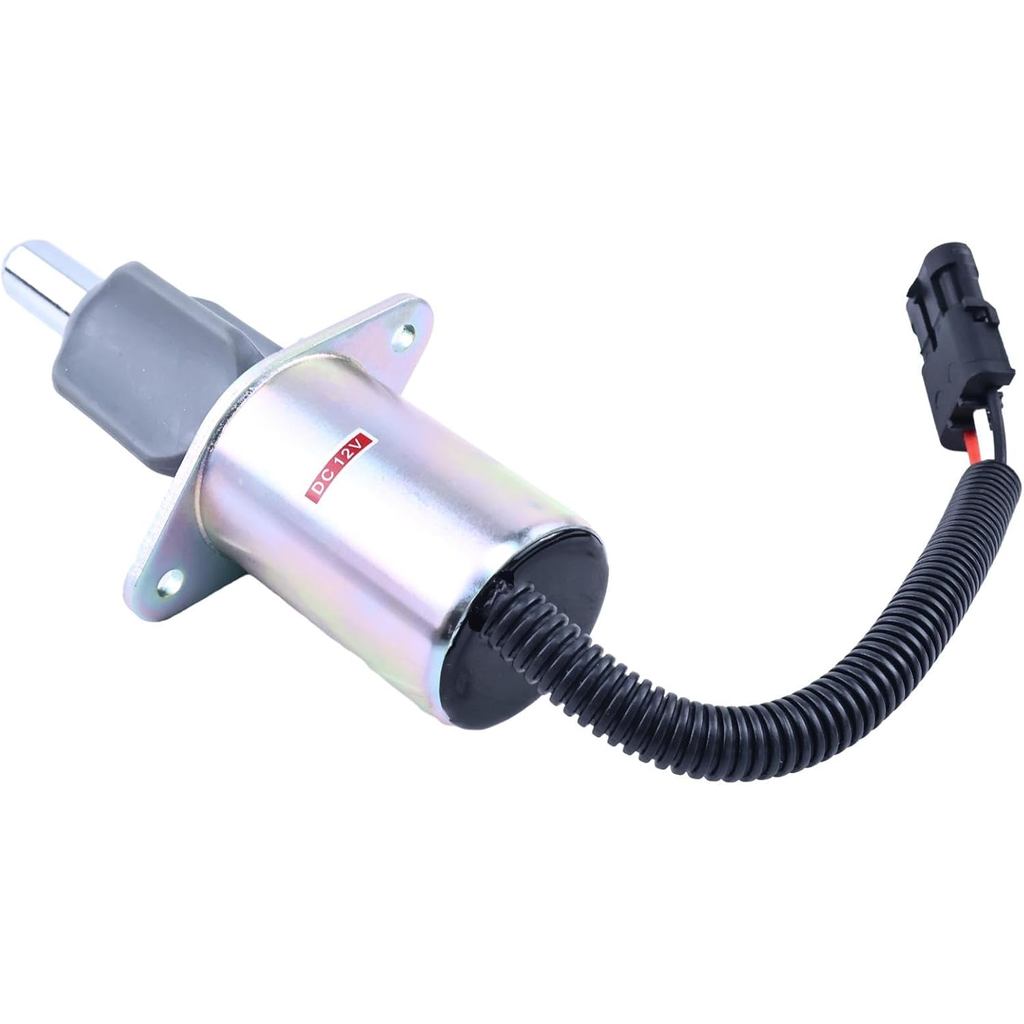 โซลินอยด์วาล์วปิดน้ํามันเชื้อเพลิง 12V 3921758 เข้ากันได้กับเครื่องยนต์ Cummins 4B3.9 6B5.9 6C8.3