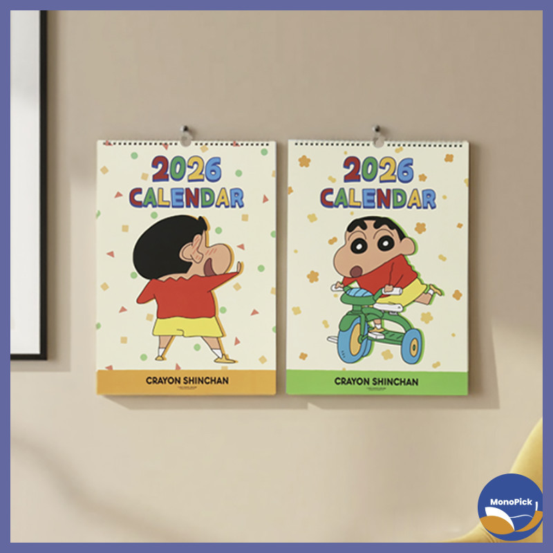 2026 Calendar Crayon Shinchan 2026 Wall Calendar