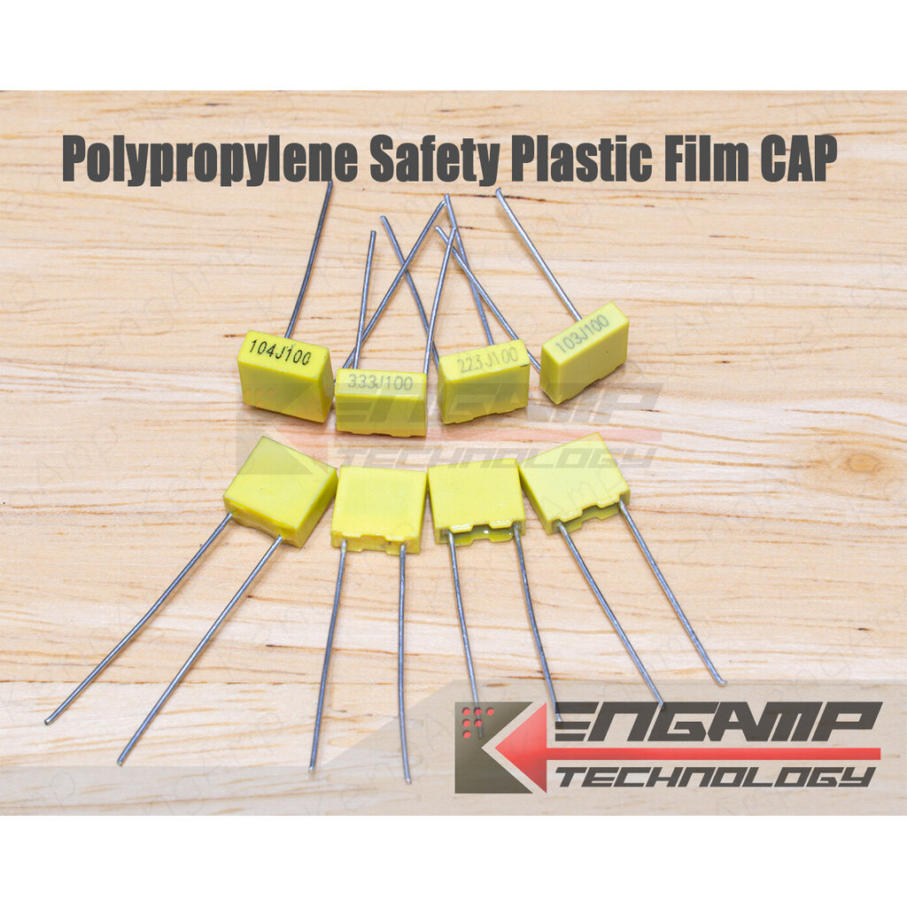 (10ตัว) [F-CAP] POLYESTER Film CAPACITOR 105J 684J 104J 103J 223J 333J 473J /100V