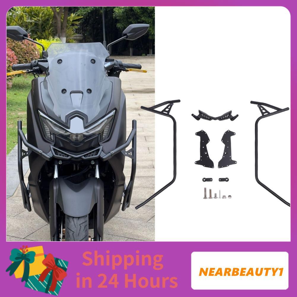 Nearbeauty1 Nearbeauty1 GOTOTOP รถจักรยานยนต์ Highway Crash Bar ชุดเหล็กคาร์บอน Upper และ Lower Engi