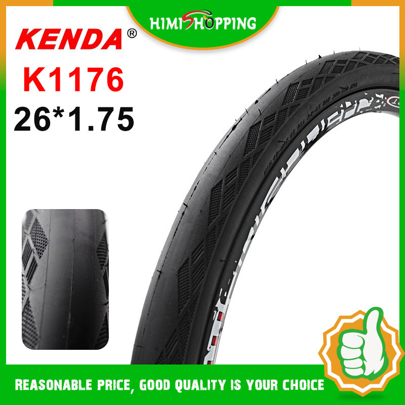 READY STOCK1PC KENDA K1176 ยางจักรยาน tyre 26*1.75 จักรยาน Semi-Bald ยาง 26 นิ้วลวดลูกปัดยางสวมใส่ขี่จักรยานอุปกรณ์เสริม