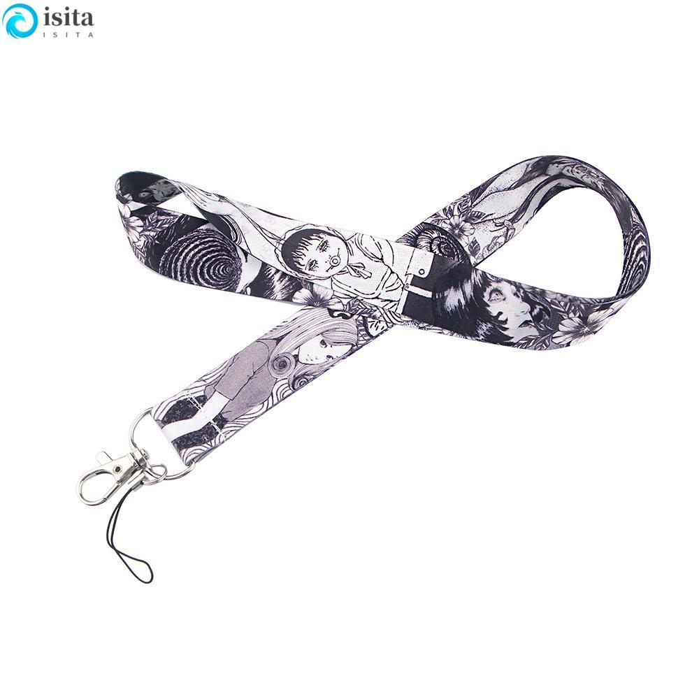 ISITA Junji Ito Phone Accessories Camera Mobile Phone Straps for key ID Card Key Ring Holder Hanging