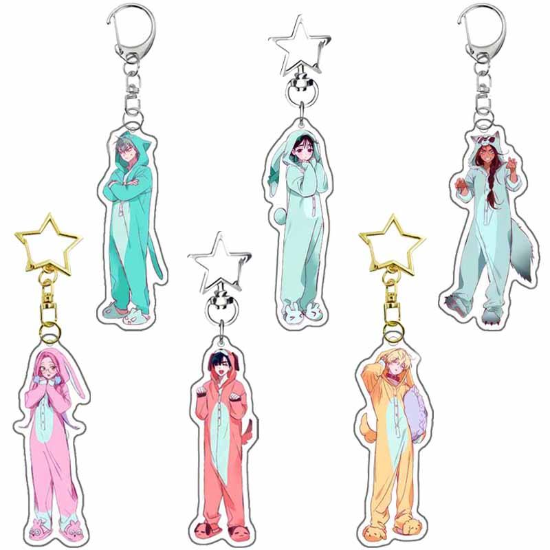 Alien Stage อะนิเมะยอดนิยมพวงกุญแจอะคริลิคSuo Till Luka Ivan Hyuna Miziกระเป๋าจี้พวงกุญแจรถCosplayอุ