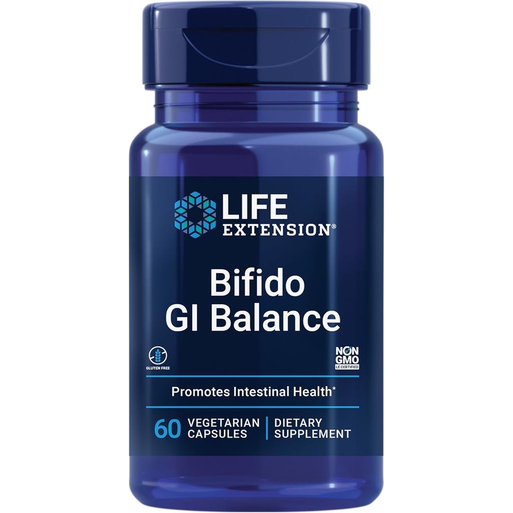 Life Extension Bifido GI Balance, โปรไบโอติก, Bifidobacterium longum BB536® (2 พันล้าน CFU), สนับสนุ