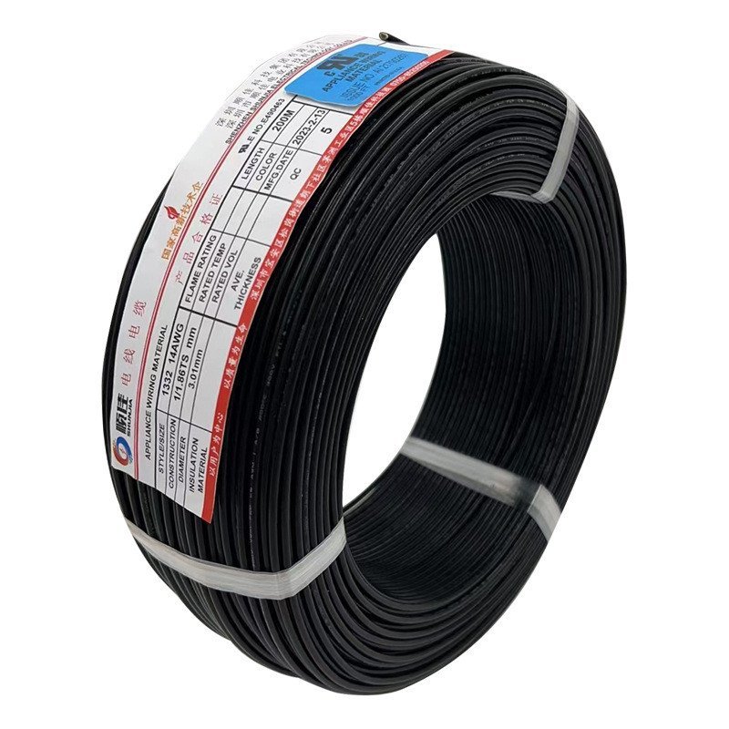 Shunjia UL1332 24-18-16-12awg ลวดเทฟลอนลวดซิลิโคนทนอุณหภูมิสูง FEP ฉนวนกันความร้อนเทฟลอน