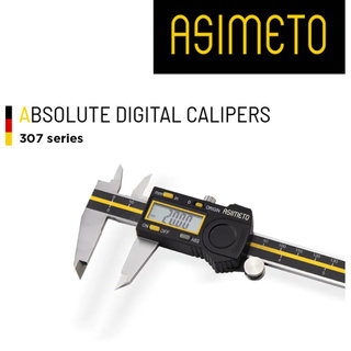 Asimeto เวอร์เนียร์ดิจิตอลชนิด 4 ปุ่ม Absolute Four Buttons Digital Caliper 0-150 มม, 0-200 มม, 0-300 มม