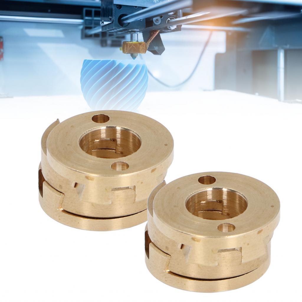Coupling Couplers ส่วนเครื่องพิมพ์ 3D ความแม่นยำสูง 2 ชิ้นสำหรับ VzBoT BLV