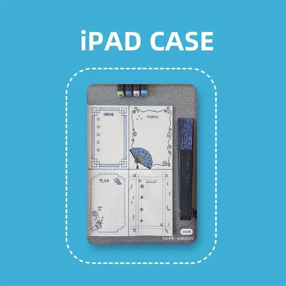 สําหรับกรณี iPad ป้องกันการตก iPad 2017/2018 2024Pro air4/5/6 pro 2020/2021/2018/2020 iPad 2019/2020