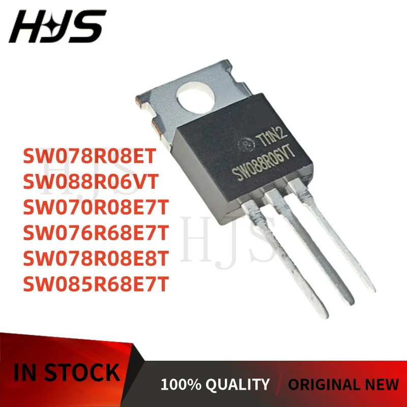 5PCS SW078R08E8T SW085R68E7T SW076R68E7T SW088R06VT SW070R08E7T SW078R08ET TO-220 Field Effect ทรานซ