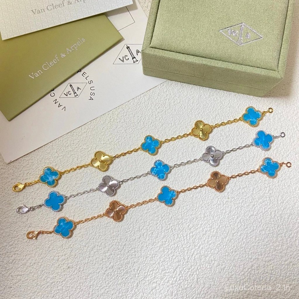 VCA Laser Five Flower Bracelet ใหม่ มาพร้อมหินทรายทะเล