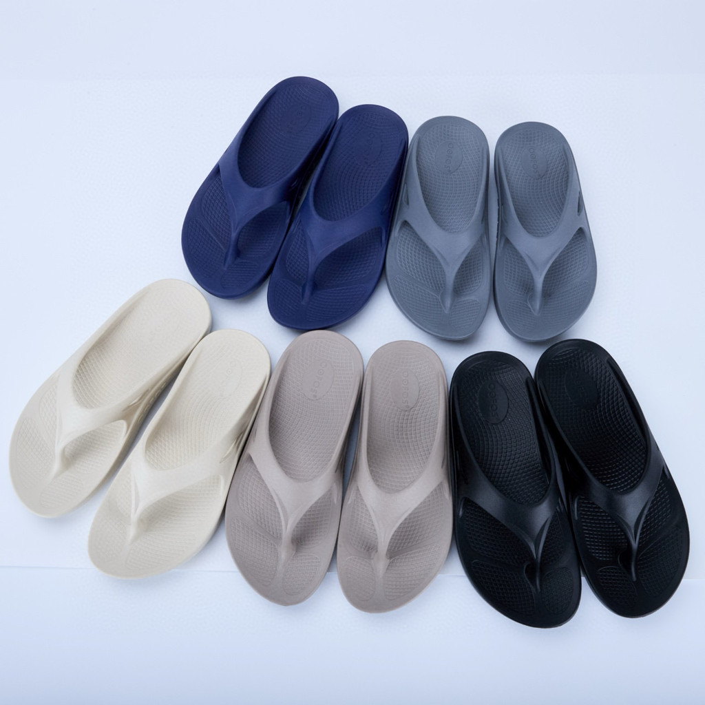 เกาหลี ofos ฤดูร้อนกีฬา Recovery ผู้ชายผู้หญิงรองเท้าแตะหนา Soled Flip-Flops การค้าต่างประเทศญี่ปุ่น