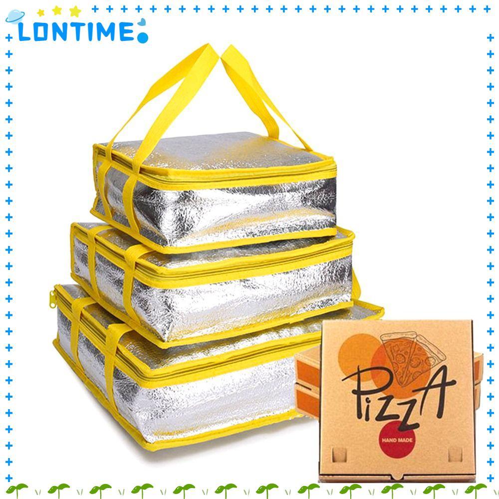 LONTIME Pizza Delivery Bag Delivery Carrier Drink Storage Folding Cooler Bag
